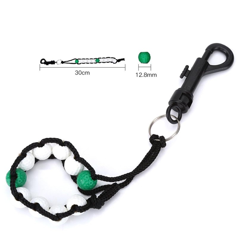 Golf Bead Counter, 2 Pcs Portable Golf Score Counters, Bead