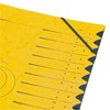 herlitz 10843340 Ordnungsmappe Quality 1-12, A4, gelb, 12 Fächer mit
