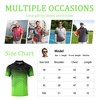 Seadodo Funny Golf Shirts Short Sleeve for Men Fluorescent Green
