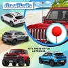 Coolballs Cool Plain Red Car, Truck, SUV Decor Antenna Ball