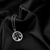 Pavel ́S Silver Necklace Zodiac Sign Libra from the ECLIPSE