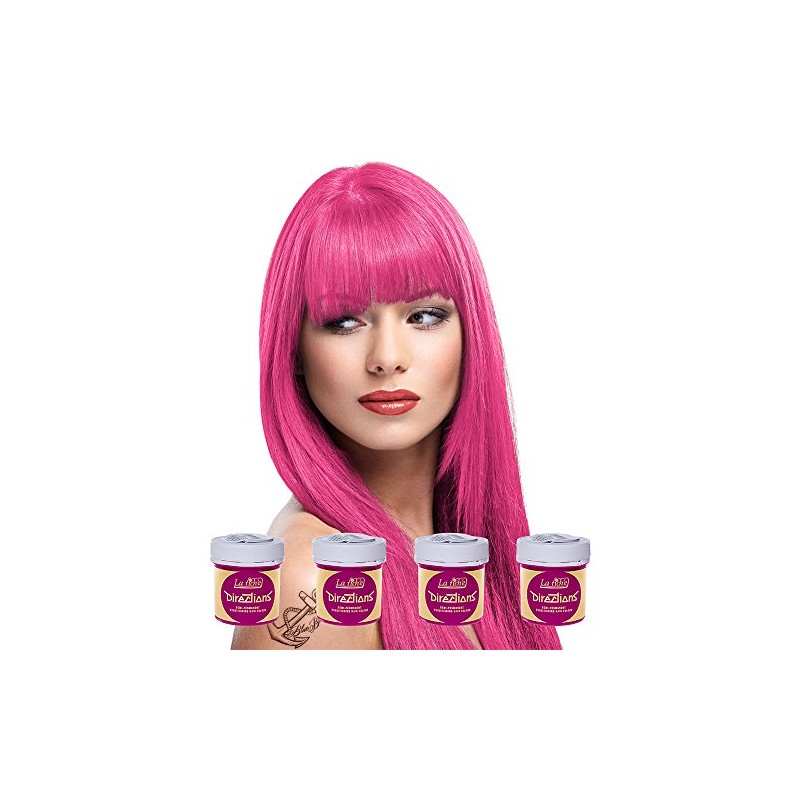 4 X La Riche Directions Semi-Permanent Hair Color 88ml Tubs