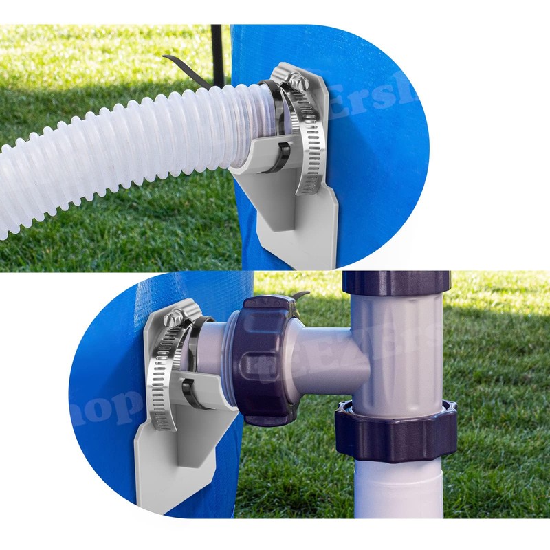 4 Pcs Swimming Pool Pipe Holders, Above Ground Pool Accessories