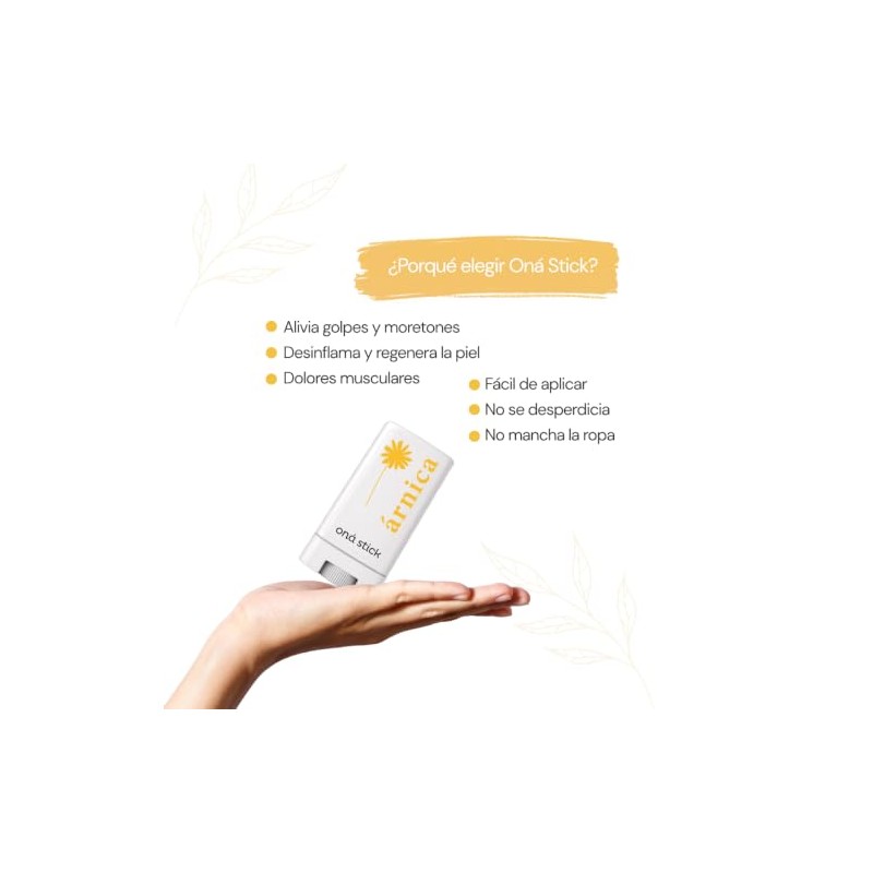 Paquete de Arnica, Anti-mosquitos y Post-piquetes en barra con ingredientes
