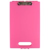 Dexas Clipcase Storage Clipboard with Handle, Pink 16" x 10"