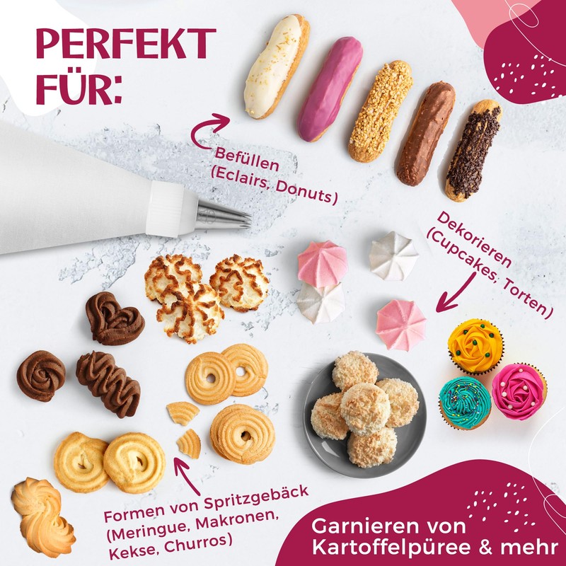 Piping nozzles, piping bag, nozzles, piping bag