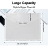 Pack of 30 A4 Document Wallets Waterproof Document Folders for