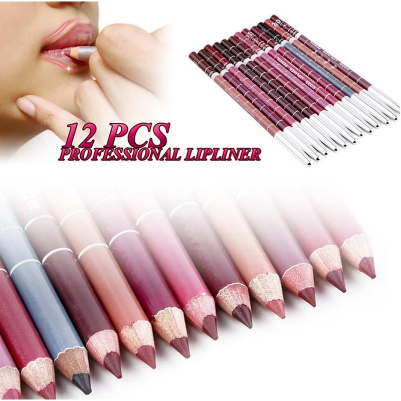Conjunto de lápiz de lápiz labial 12 piezas labial 12