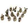 12Pcs Incense Holder Retro Zodiac Household Alloy Home Decoration for