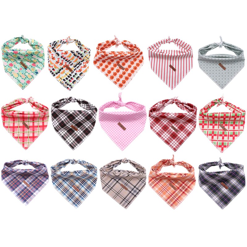 lionet paws Pink Cute Comfortable Cotton Dog Cat Bandana Triangle