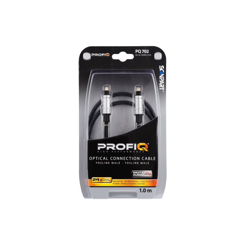 Scan Part PROFI Q Optical Connection Cable 24 Carat Gold-Plated