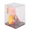 Urhomy Monk Solar Figurine Head Swing Doll Hitting Wooden Fish