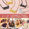 FindChic 444 Angel Number Necklace Angle Number Neclace Black Choker