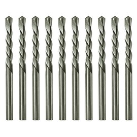 Drywall Cut Out Bit 1/4 Inch Guidepoint Rotary Router Tool Bit HSS Cutout Saw Bit Cut Bits for Gypsum Board-10Pcs