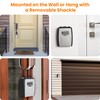 Fayleeko Portable Key Lock Box, Lock Box Wall Mounted for