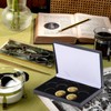 beinkmake Coin Display Case PU Black Velvet Display Coin Box