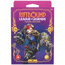Riftbound: League of Legends TCG Unleashed - Champion Deck: Vi - Personaggio pronto per giocare, Gioco di Carte Collezionabili, Costruzione di mazzi da battaglia, Un sacco di pugni