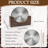 2 Pack 53.35mm Espresso Puck Screen with Stand, 0.9mm 150μm
