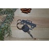 steel keychain for jeep gladiator owners, backpack charm, zipper pull
