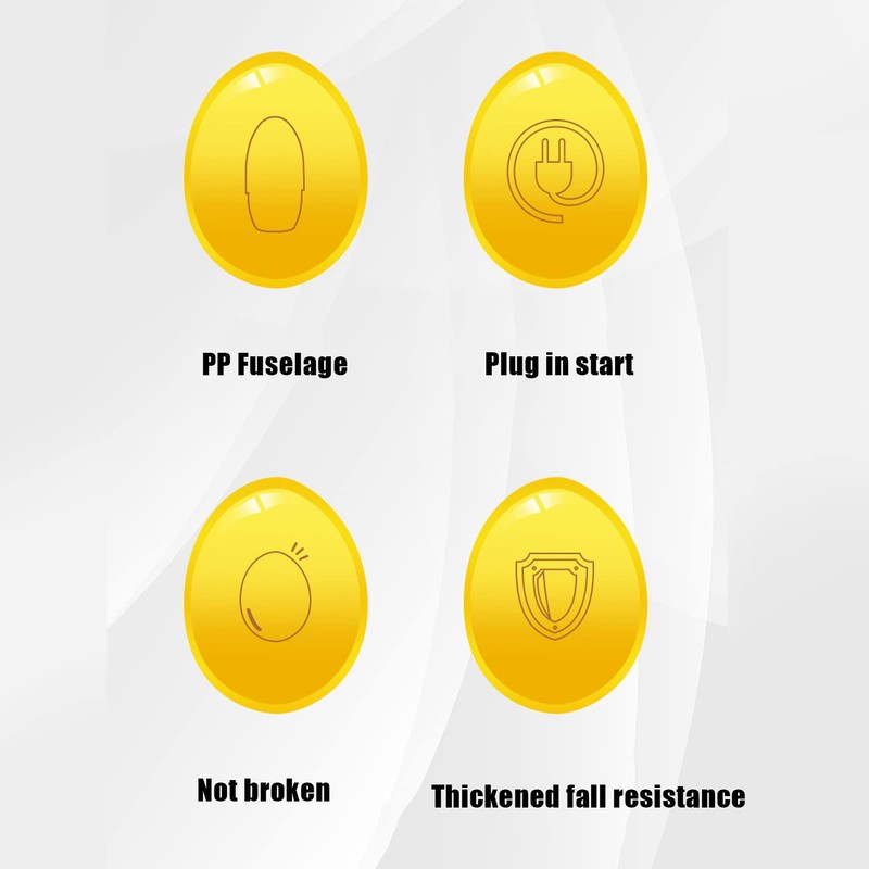 Estink Electric Egg Spinner, Portable Golden Egg Maker, Yellow, 14