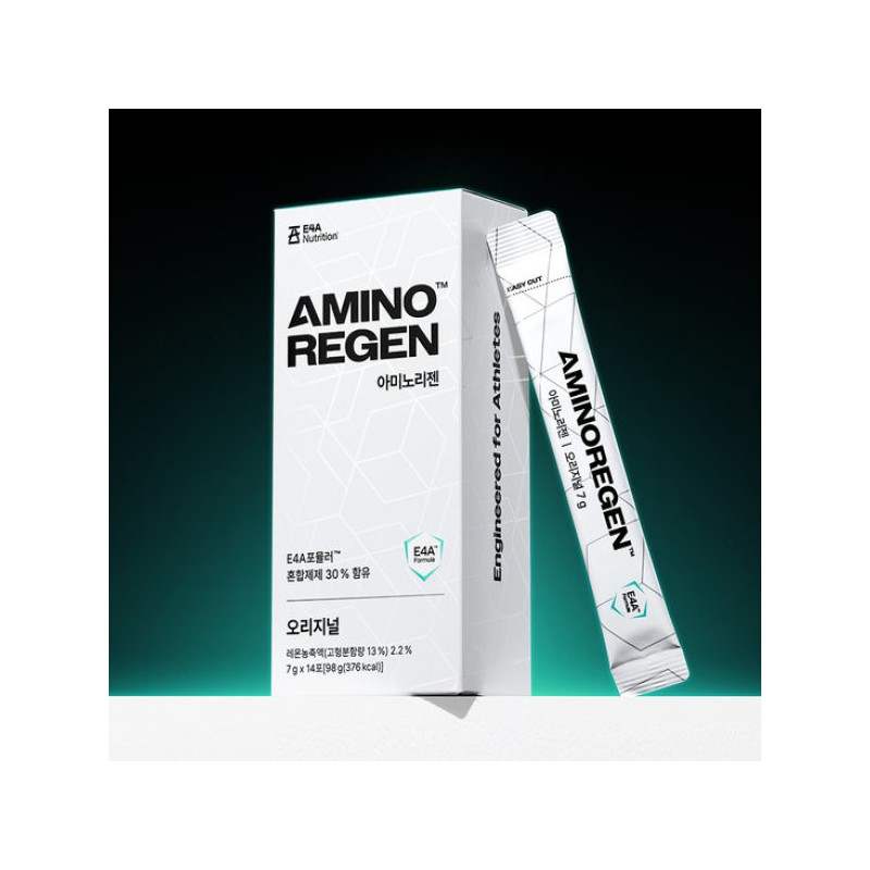 아미노리젠 오리지널 사과 아미노산 포뮬러 1박스(7g x 14포) Amino Rise
