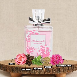 Mademoiselle Rose Intense Eau de Parfum Natural Spray Perfume for Women 100ml/3.4 fl.oz. - Fragrance for Women