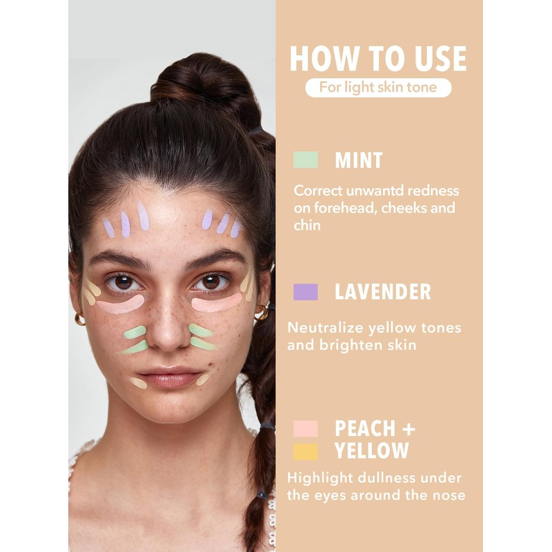 SHEGLAM Like Magic Color Correcting Concealer Corrector Liquid Concealer Long