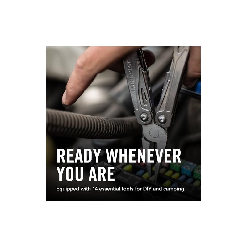 LEATHERMAN, Wingman Multitool with Spring-Action Pliers and Scissors, Stainless Steel