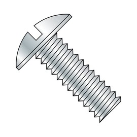 Small Parts 584831 Steel Truss Head Machine Screw, Zinc Plated, Meets ASME B18.6.3, Slotted Drive, 3/8"-16 Thread Size, 3/4" Length, Fully Threaded, Imported (Pack of 25)