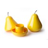 Pear Pod container by Qualy- Yellow