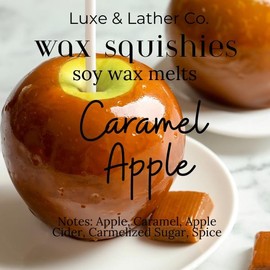 Wax Squishies - 7.5 oz Variety of Scents! Squeeze Wax, Squeezable Wax Melts home fragrance amazing scents:_Caramel Apple