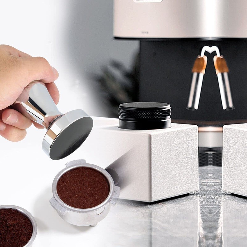 Coffee Tamper 49mm Diameter Stainless Steel Barista Espresso Bean Press