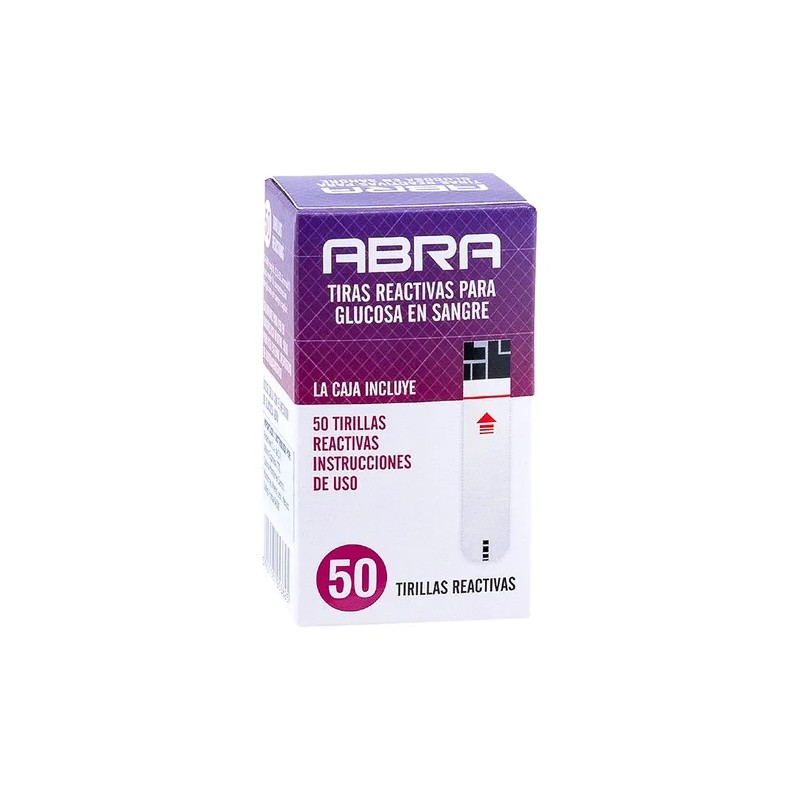 Tiras Reactivas De Glucosa Para Glucometro Caja Con 50 Pzas