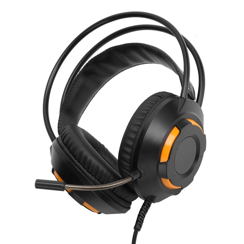 AJAZZ Wired Headset Over Ear Noise Canceling Gaming Headphones with
