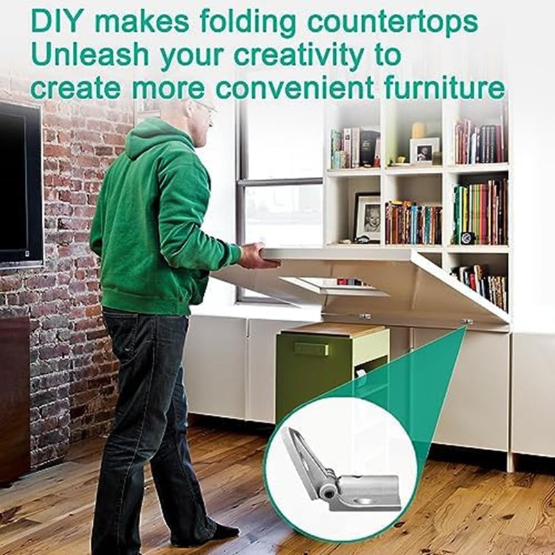 CinematicBake Adjustable 180 Degree Hinge, Locking Hinge, Folding Hinge, Adjustable