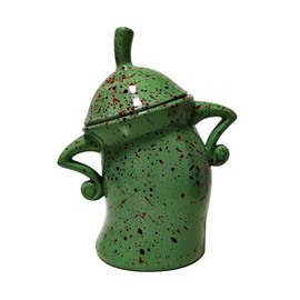 Canister with Attitude,Fun Airtight Kitchen Storage Canisters,Cute Food Storage Tank with Airtight Lid Easy to Use Green