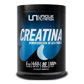 Unique Nutrition Creatina Monohidratada Pura 450g Serv