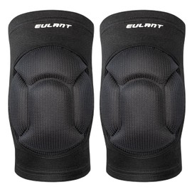 EULANT Knee Pads, Flexy Knee Pads (1 Pair), Knee Protector for Volleyball, Basketball, Handball, Football, Mountain Biking, Martial Arts, Dance, Wrestling, Jogging, Running, Skiing, Muay, Thai Work, M