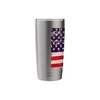 Gymnastics Still Rings Distressed American Flag Stainless Steel Insulated Tumbler