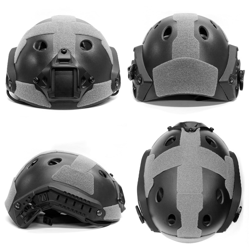 Qavctw 9Pcs Helmet Patches Hook and Loop, Tactical Patches Military