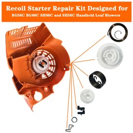 Toolyuan Recoil Starter Repair Kit for STHIL BG56C BG86C SH86C SH56C Handheld Leaf Blower Including 4237-190-0600 Rewind Spring Starting Spring Spring Carrier Pawls Washer Pawl Clip