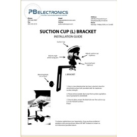 Windshield Suction Cup Police Radar Antenna Bracket Kustom Mph Decatur #SC-MKD-L