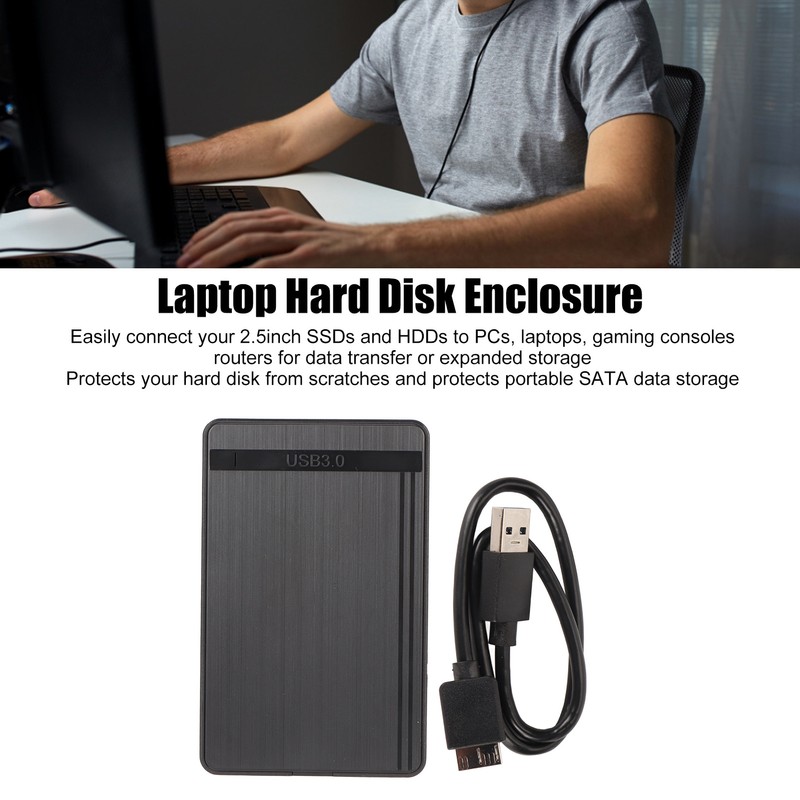 2.5in Hard Drive Enclosure Tool Free 5Gbps USB3.0 to SATA