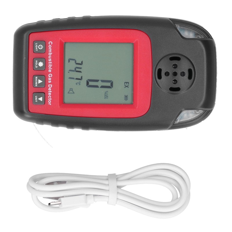 WT8823 Portable Combustible Gas Detector Natural Gas Methane Leakage Alarm