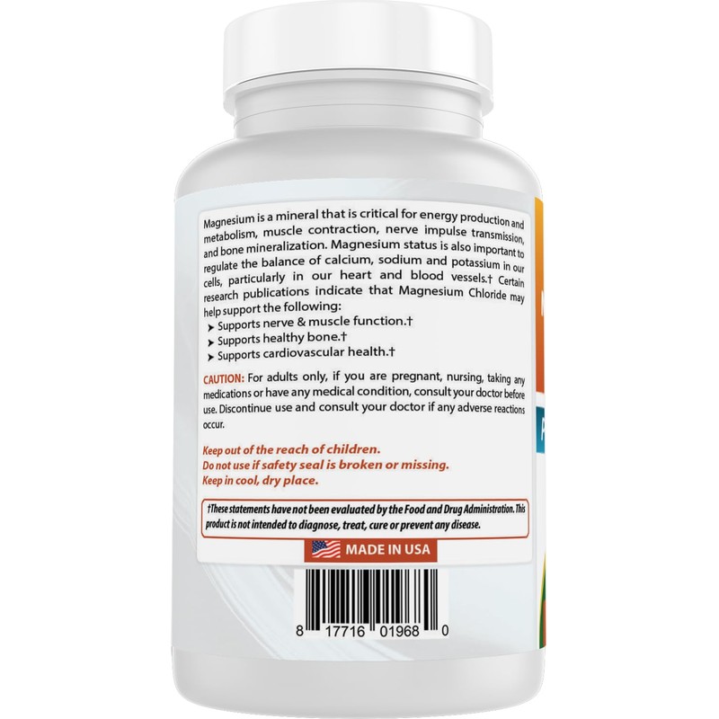 Best Naturals Magnesium Chloride (Cloruro De Magnesio) Complex 1440 mg