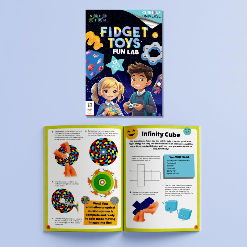 Curious Universe Fidget Toy Creation Lab - DIY Fidget Spinner