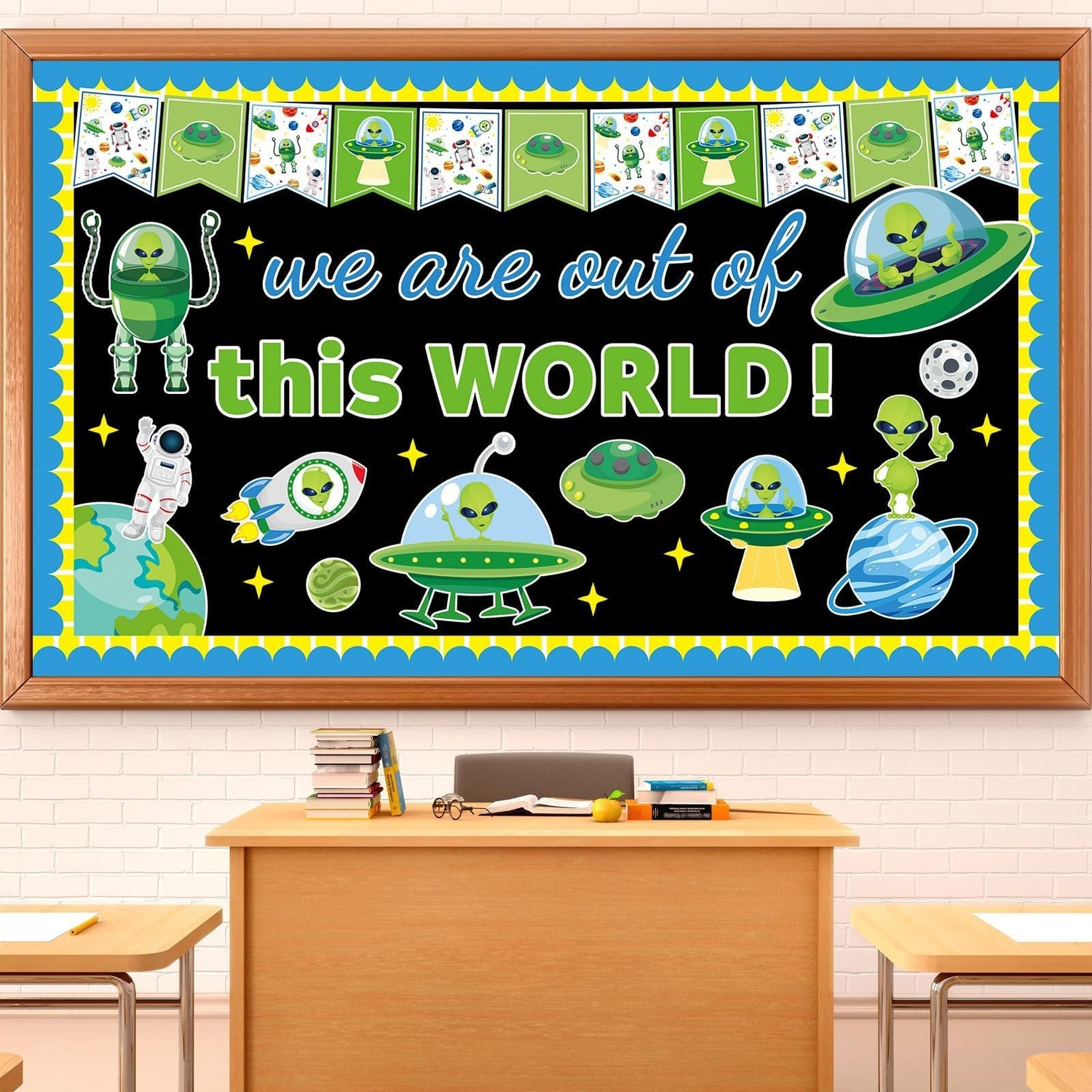 Outer Space Classroom Bulletin Board Decorations Space Cutouts ...