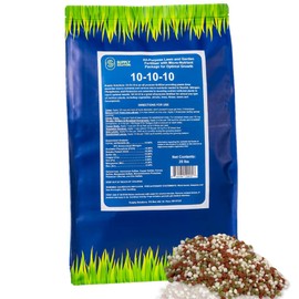 Supply Solutions 10-10-10 Complete Lawn & Garden Granular Fertilizer with Micronutrients – Balanced NPK Plant Food for Soil Health, Blooms & Roots – Safe for Vegetables, Fruits, Lawns (25 Pounds)