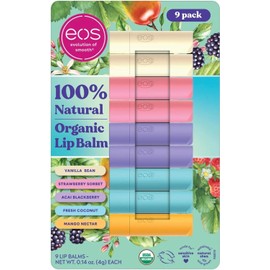 eos Bálsamo labial | Cuidado de labios para reparar y proteger los labios agrietados y secos | (paquete de 1) 0.35 onzas