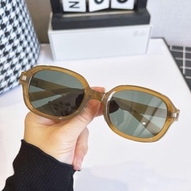Gafas de Sol Retro 3 Unidades, Lentes de Sol para Mujeres y Hombres, Gafas Polarizadas Plegables UV Protection, Medio Marco para Conducir y Deportes al Aire Libre